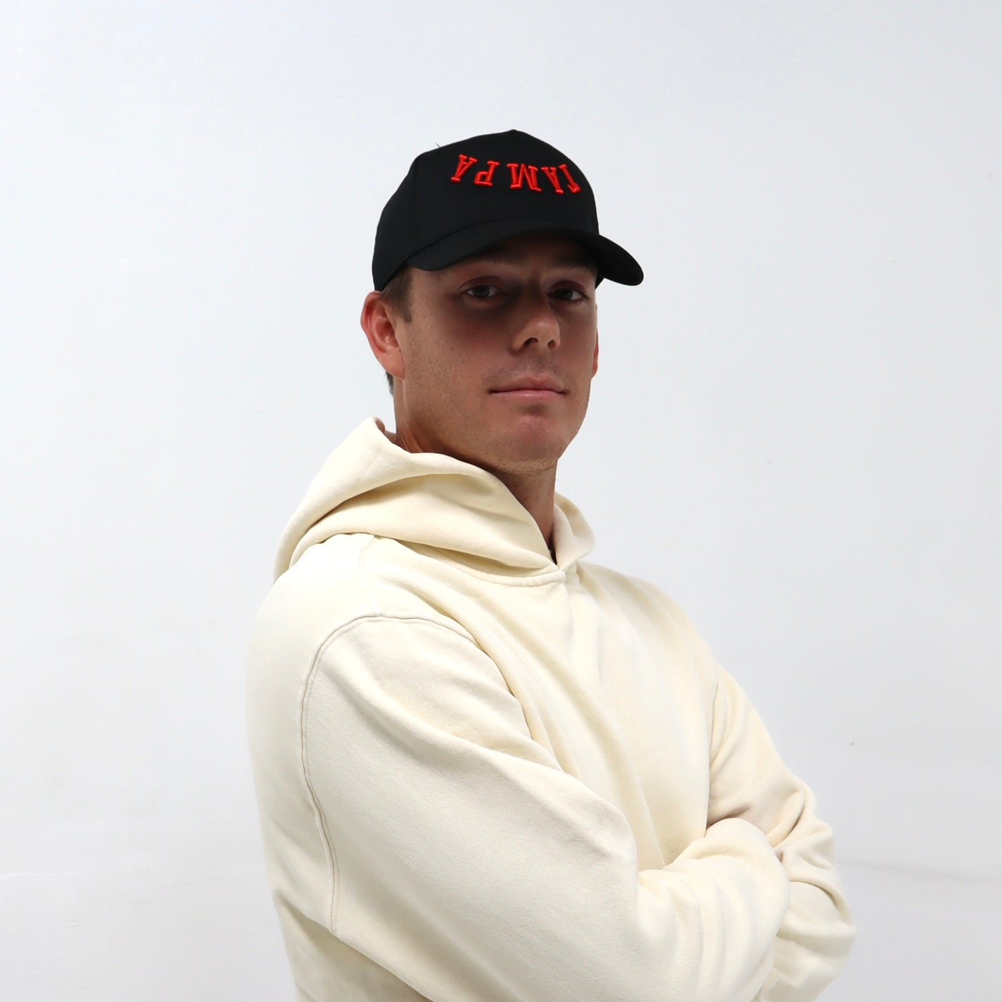 The Tampa Hat - Black/Red