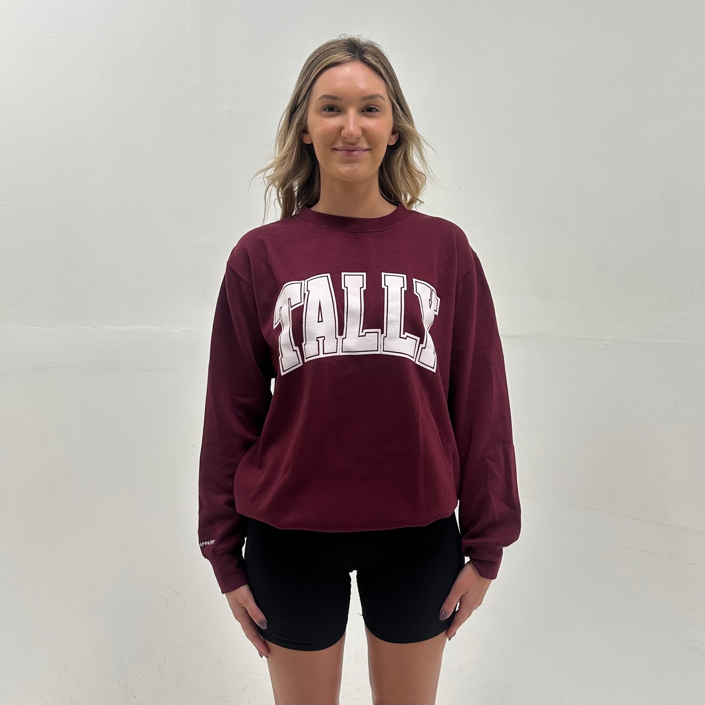 Tally Oversized Varsity Crewneck