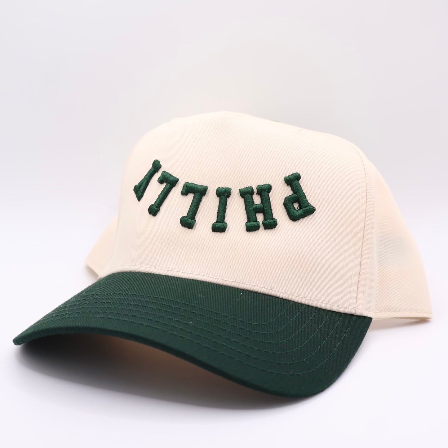 The Philly Hat - Natural/Dk Green