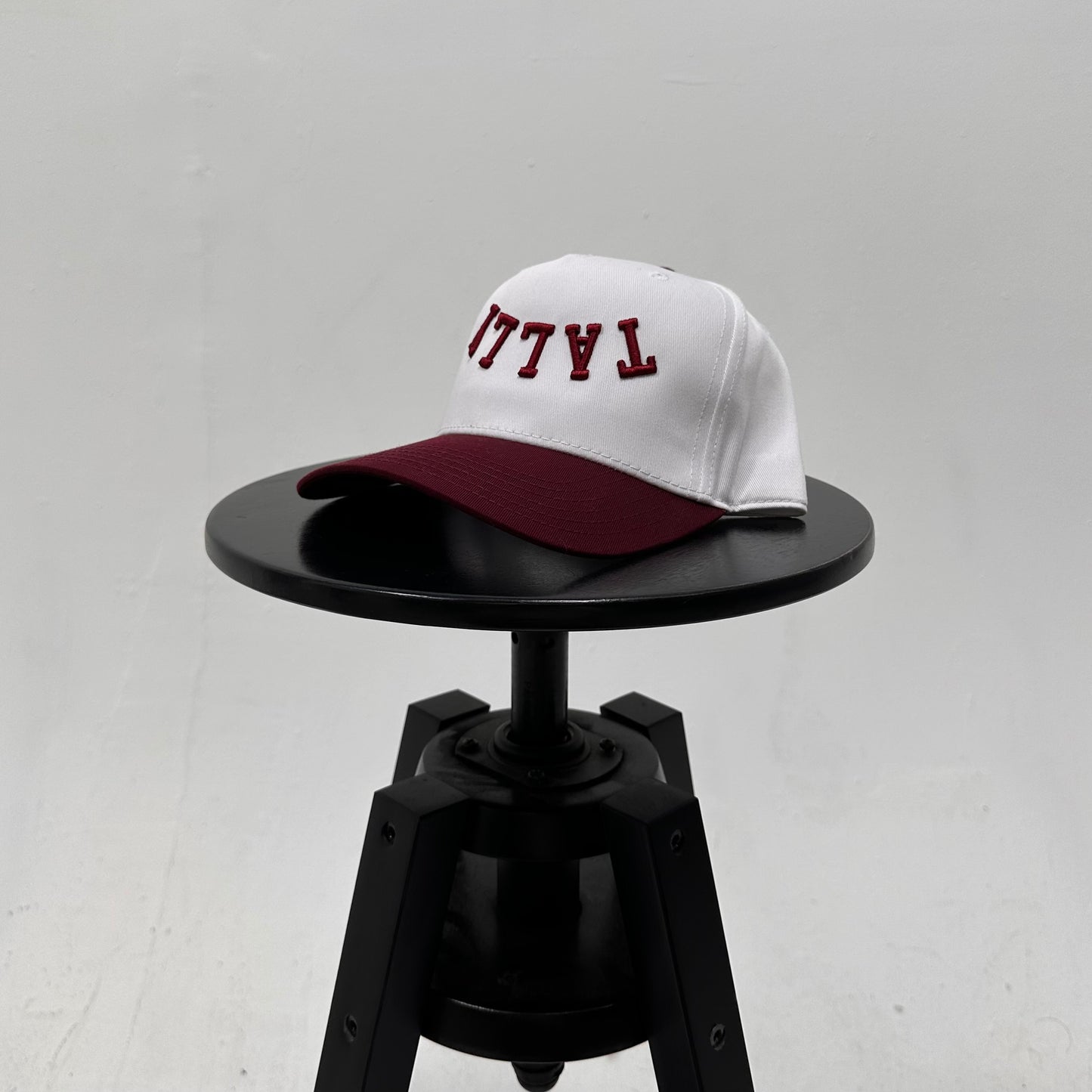The Tally Hat - White/Garnet