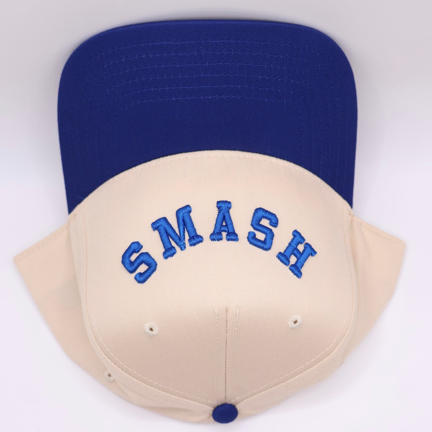 The Smash Hat - Natural/Royal Blue