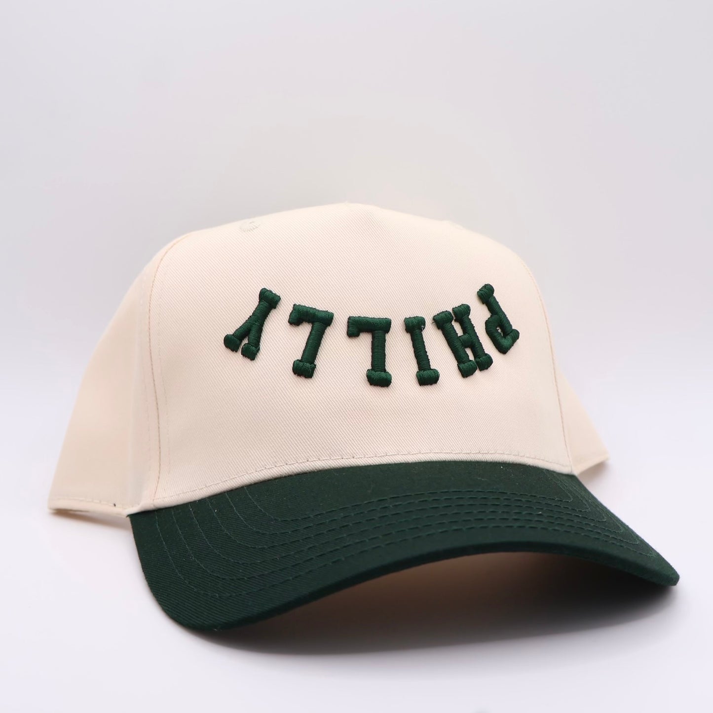 The Philly Hat - Natural/Dk Green