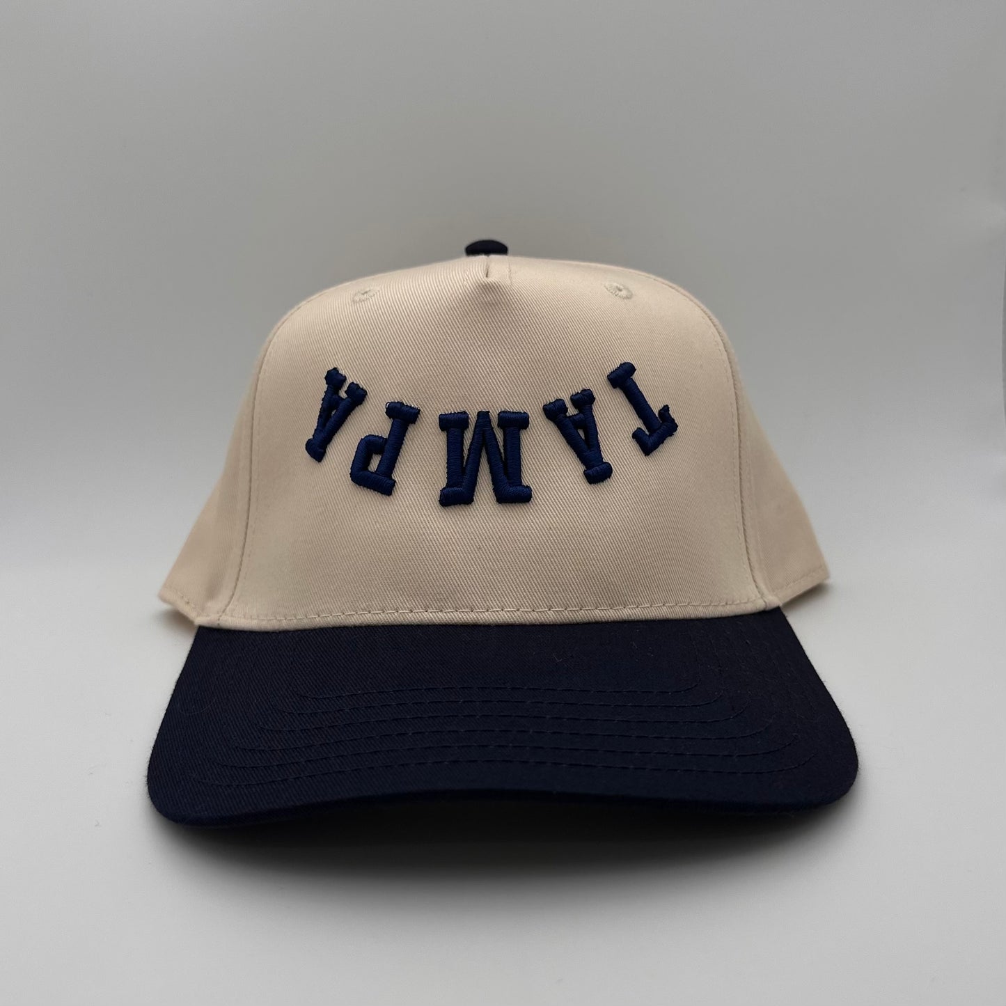 The Tampa Hat - Natural/Navy