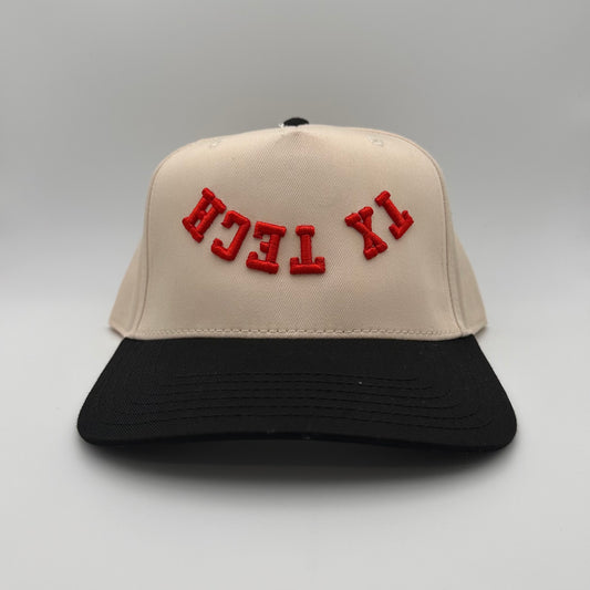 The Tx Tech Hat - Natural/Black/Red