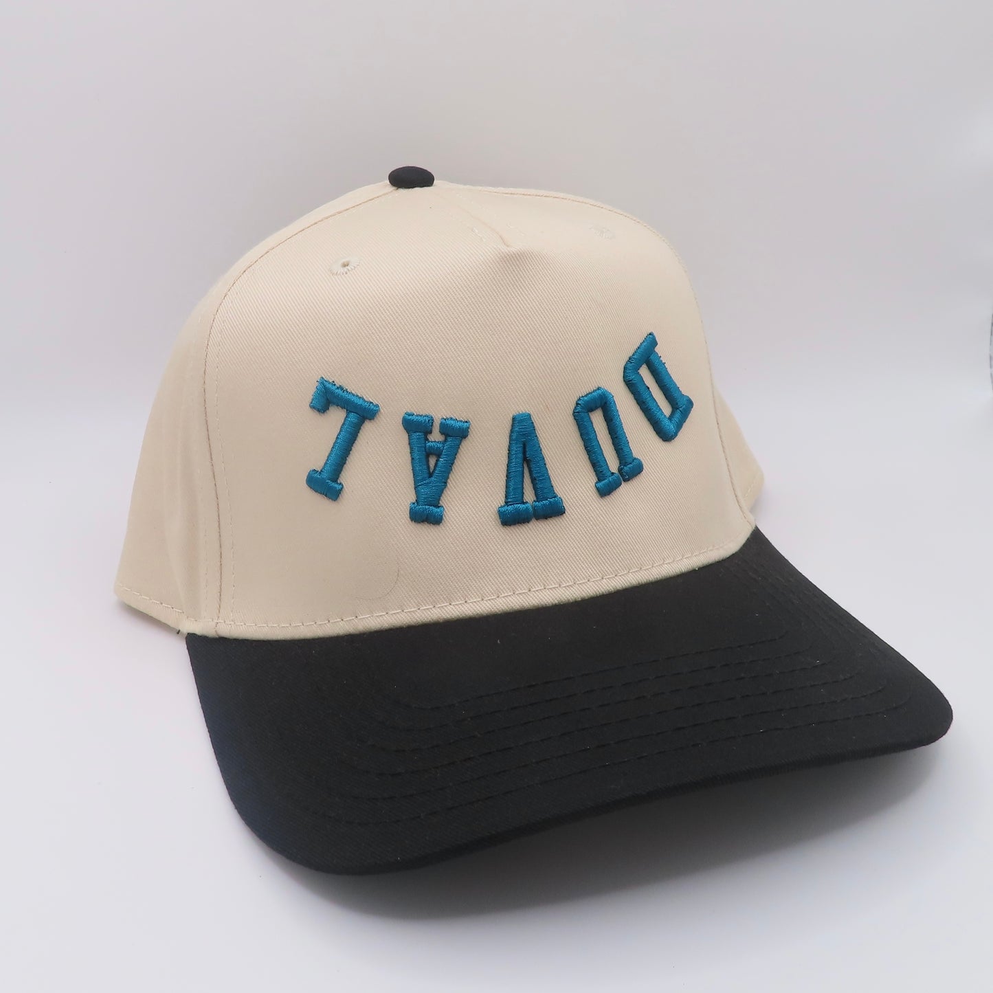 The Duval Hat - Natural/Black/Teal