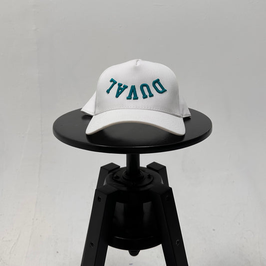 The Duval Hat - White/Teal