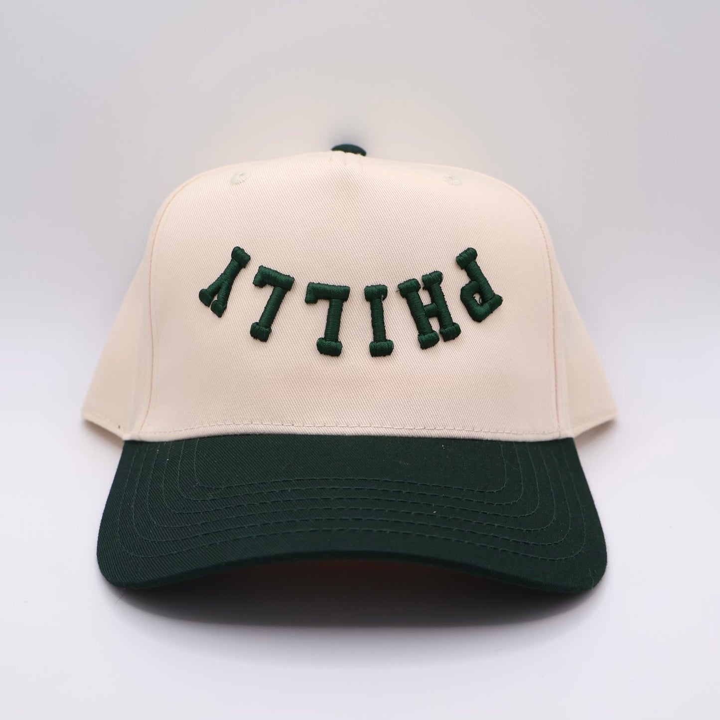 The Philly Hat - Natural/Dk Green