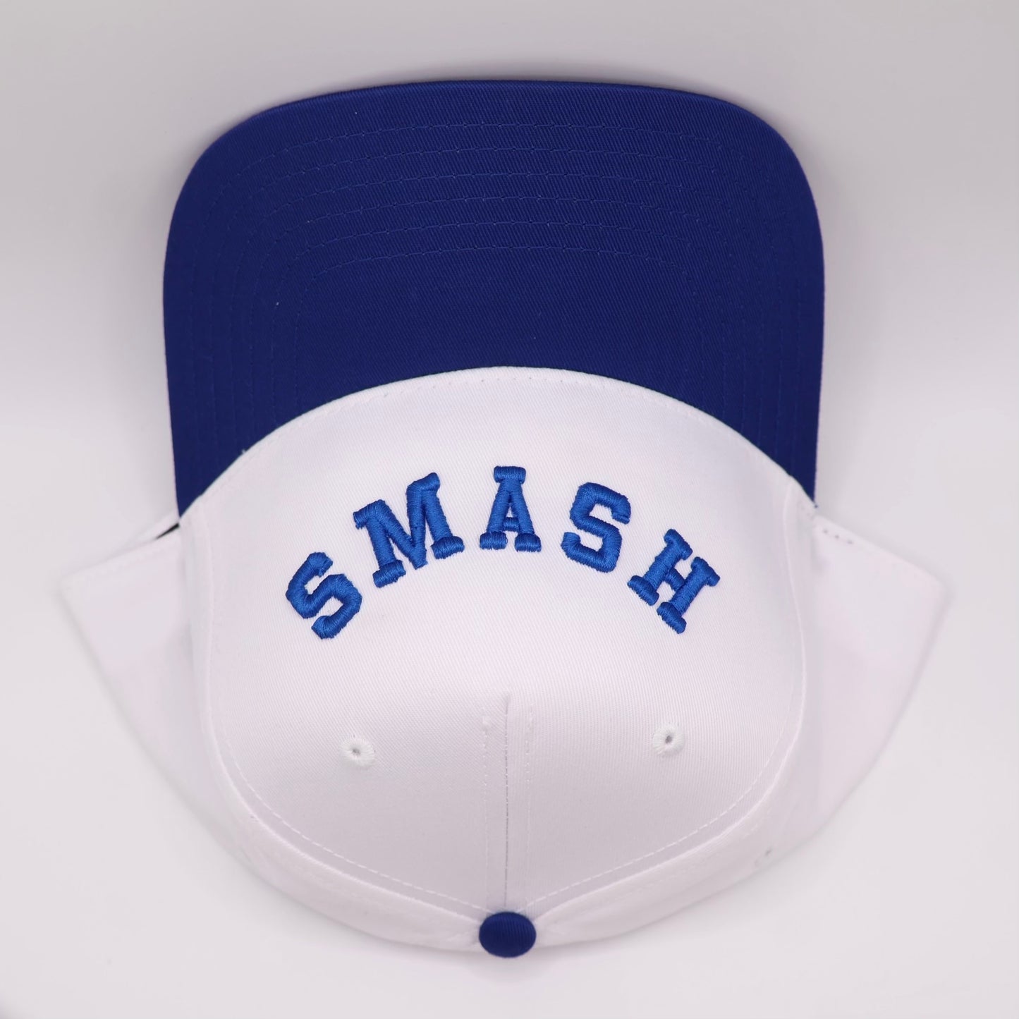 The SMASH Hat - White/Royal Blue
