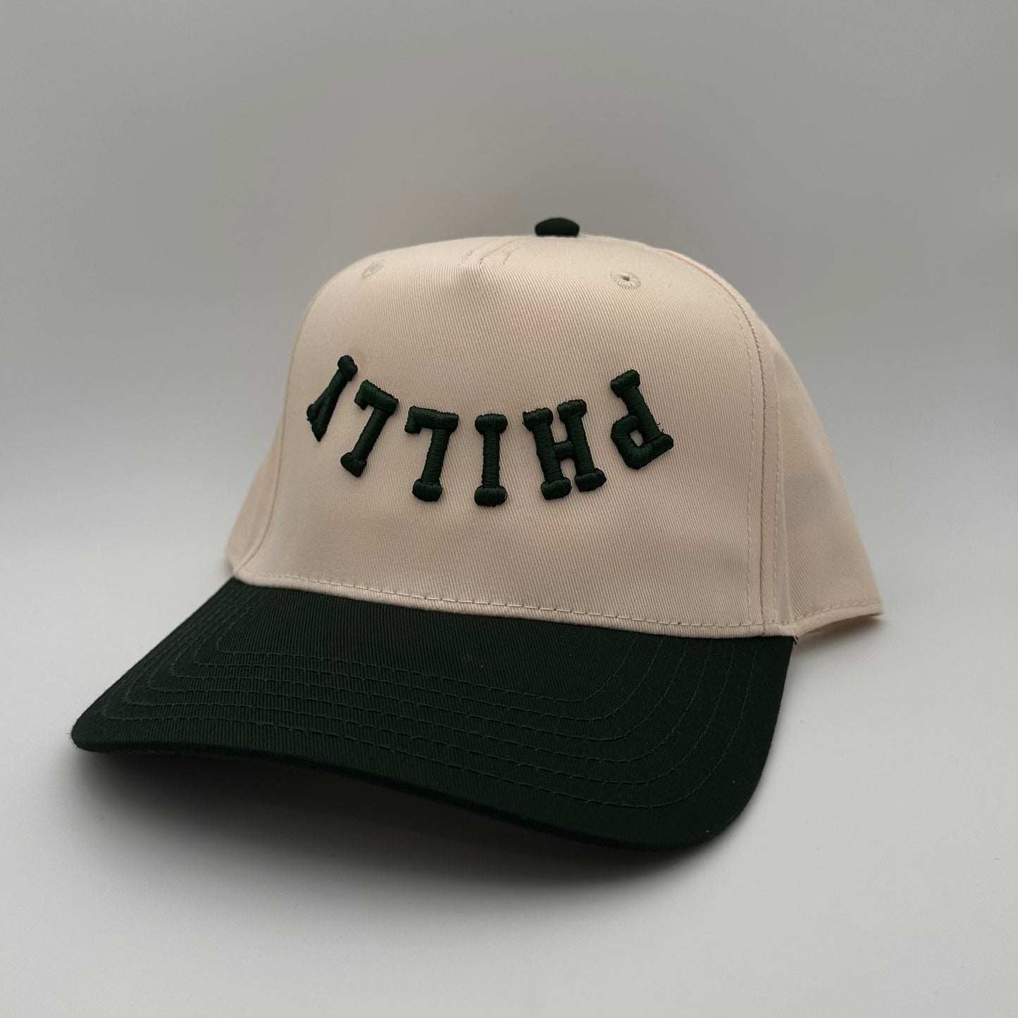 The Philly Hat - Natural/Dk Green