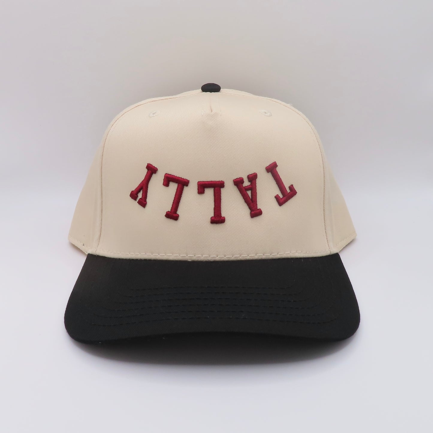 The Tally Hat - Natural/Black/Garnet