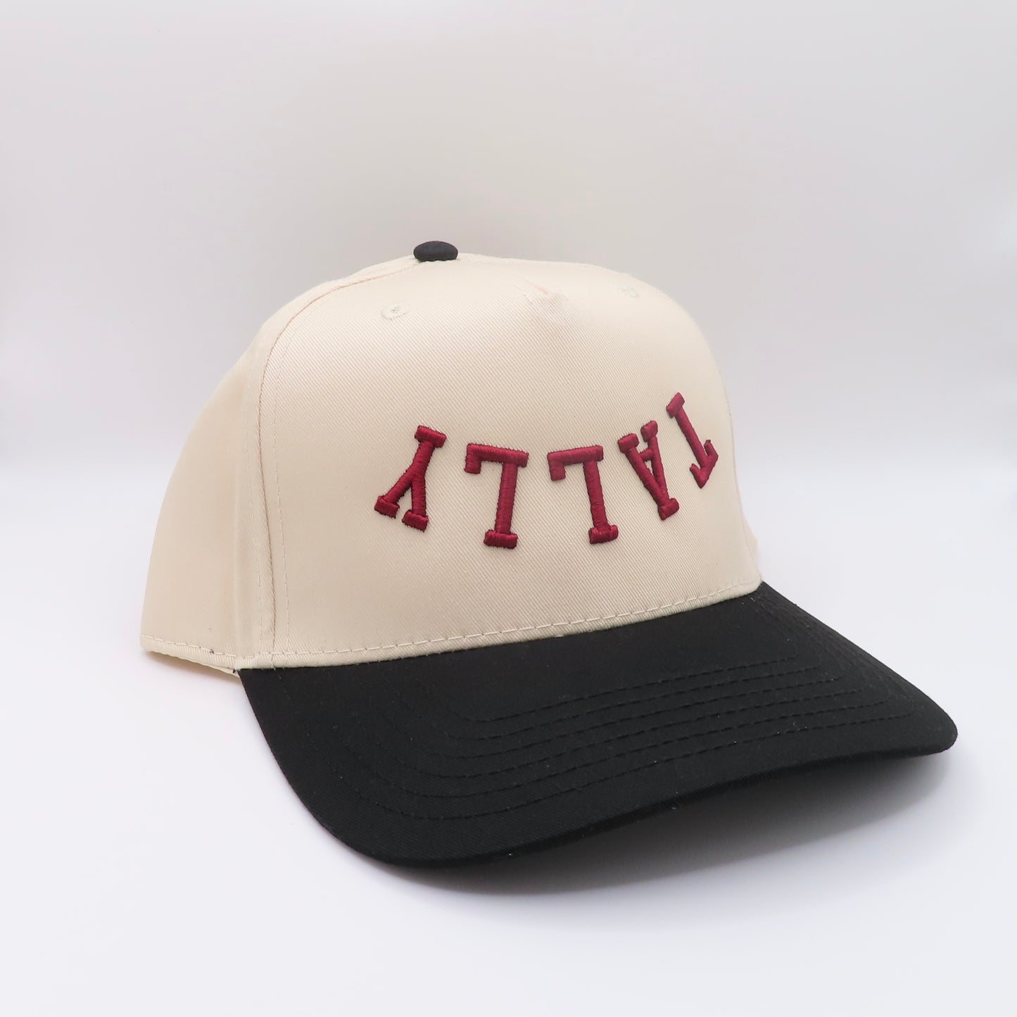The Tally Hat - Natural/Black/Garnet
