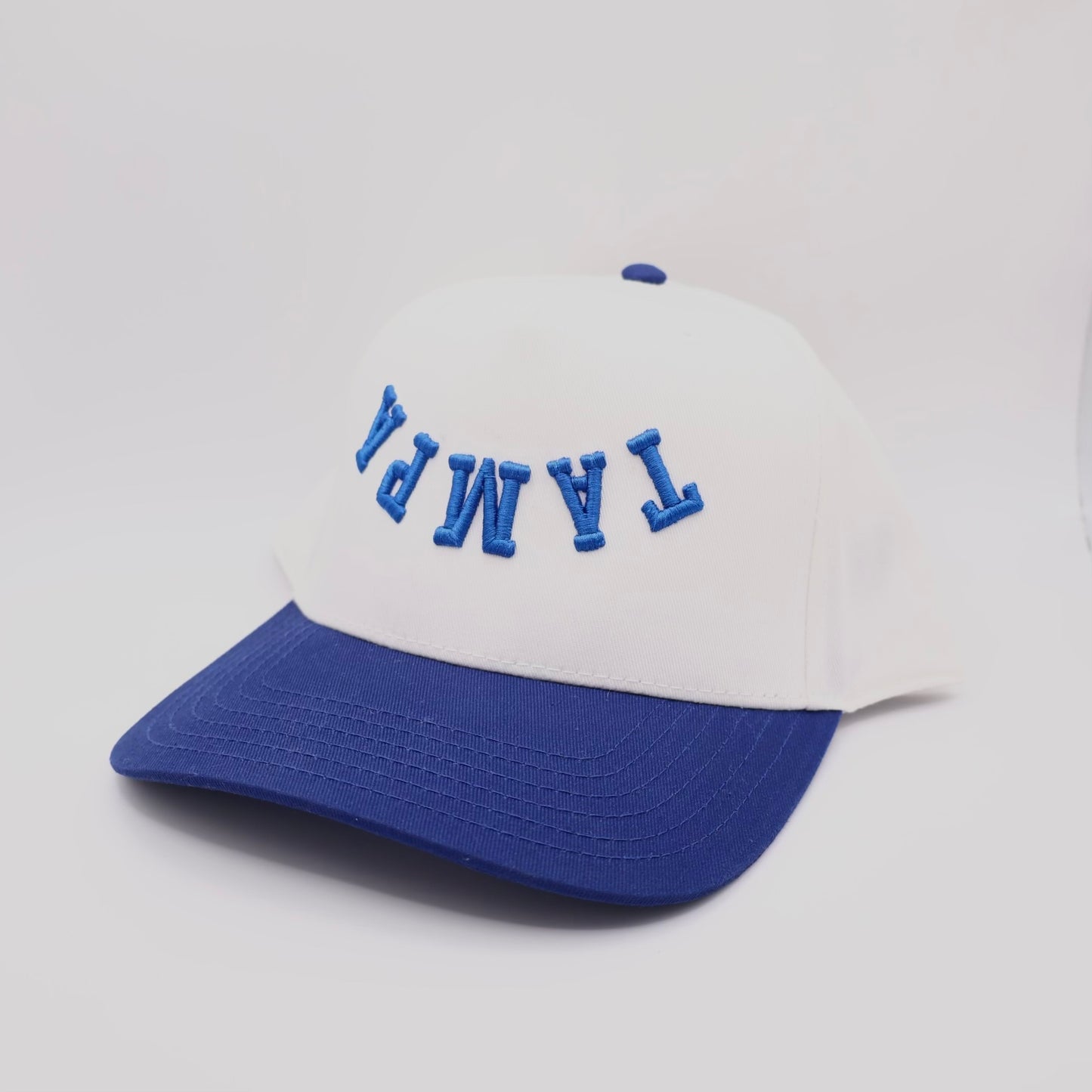 The Tampa Hat - White/Royal Blue