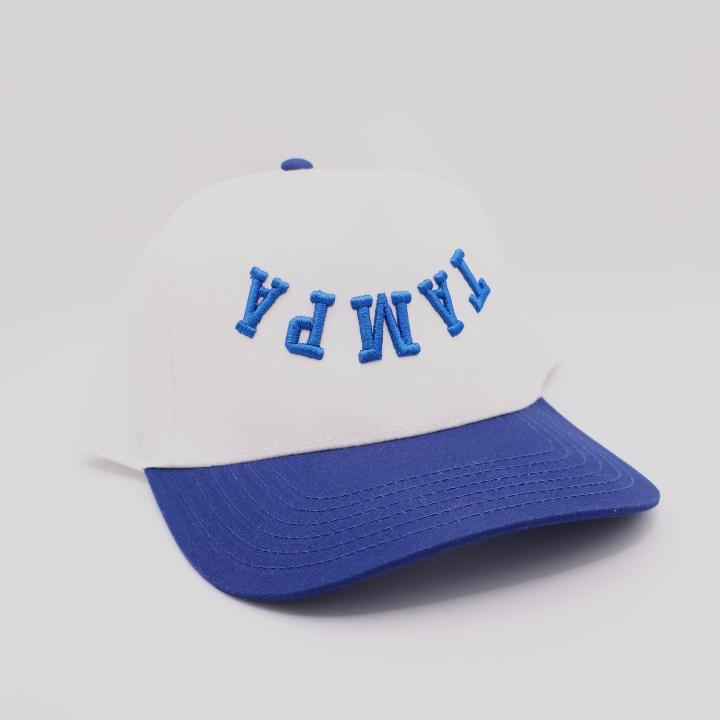 The Tampa Hat - White/Royal Blue