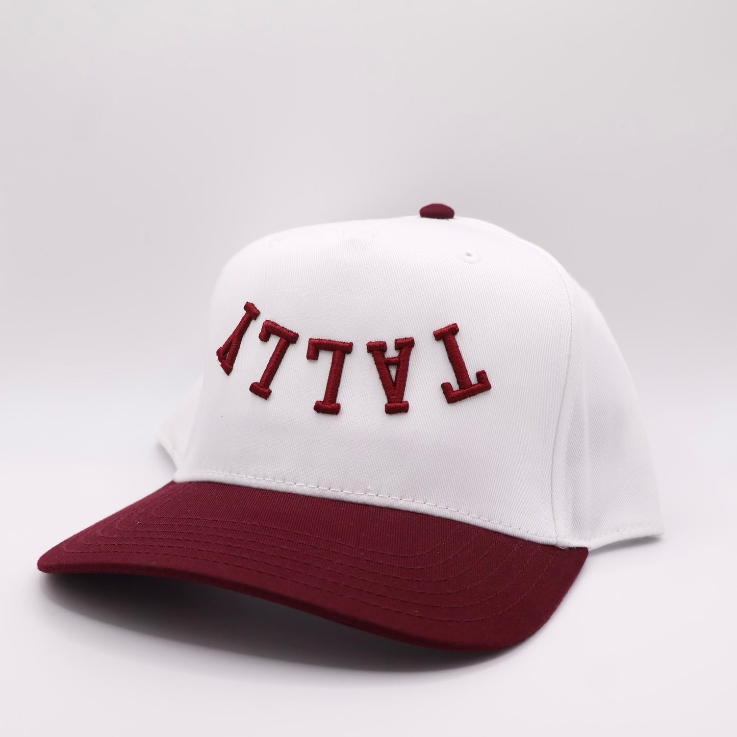 The Tally Hat - White/Garnet