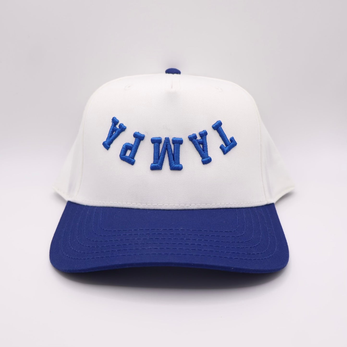 The Tampa Hat - White/Royal Blue