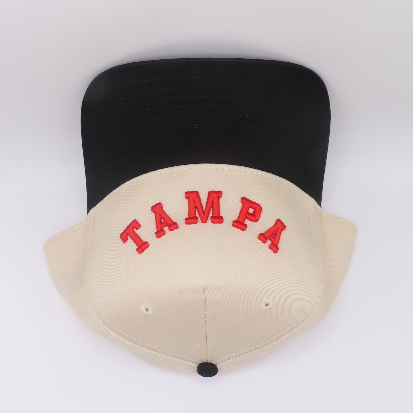 The Tampa Hat - Natural/Black/Red